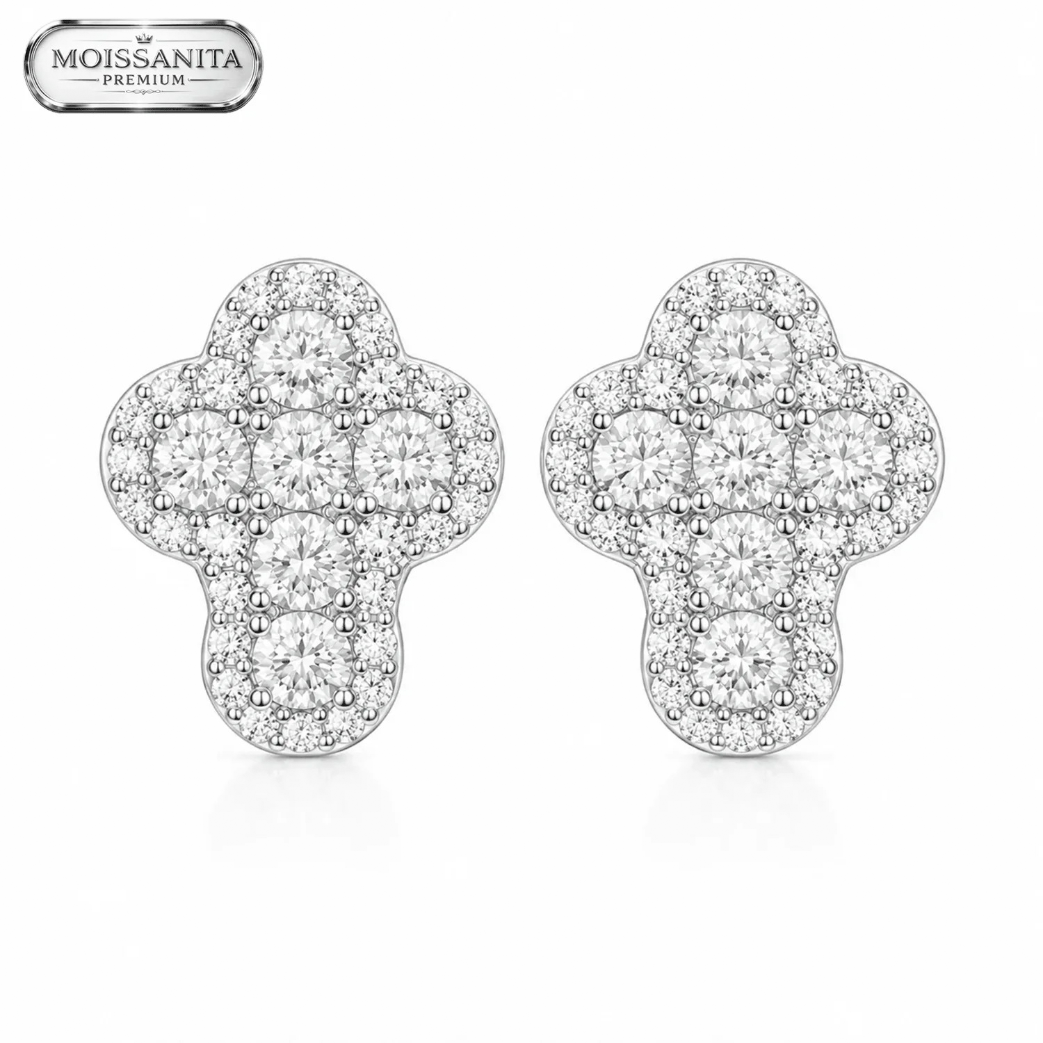 Arete Blessed 13mm - Plata 925 & Moissanita