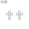 Arete Celestial Cross 8mm - Plata 925 & Moissanita