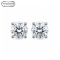 Arete Diamond 7mm - Plata 925 & Moissanita