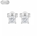 Arete Royalty 4.5mm - Plata 925 & Moissanita